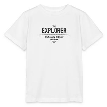 Best discovery using full body - Stanley/Stella MINI CREATOR Kids’ T-Shirt - white - Front - Maike (125cm)