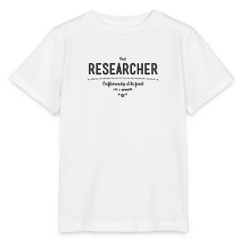 Bester Forscher - Handwerkskunst vom Feinsten - Stanley/Stella Kinder T-Shirt MINI CREATOR  - Weiß - Vorne - Maike (125cm)