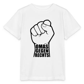 Omas gegen rechts - Stanley/Stella Kinder T-Shirt MINI CREATOR  - Weiß - Vorne - Maike (125cm)