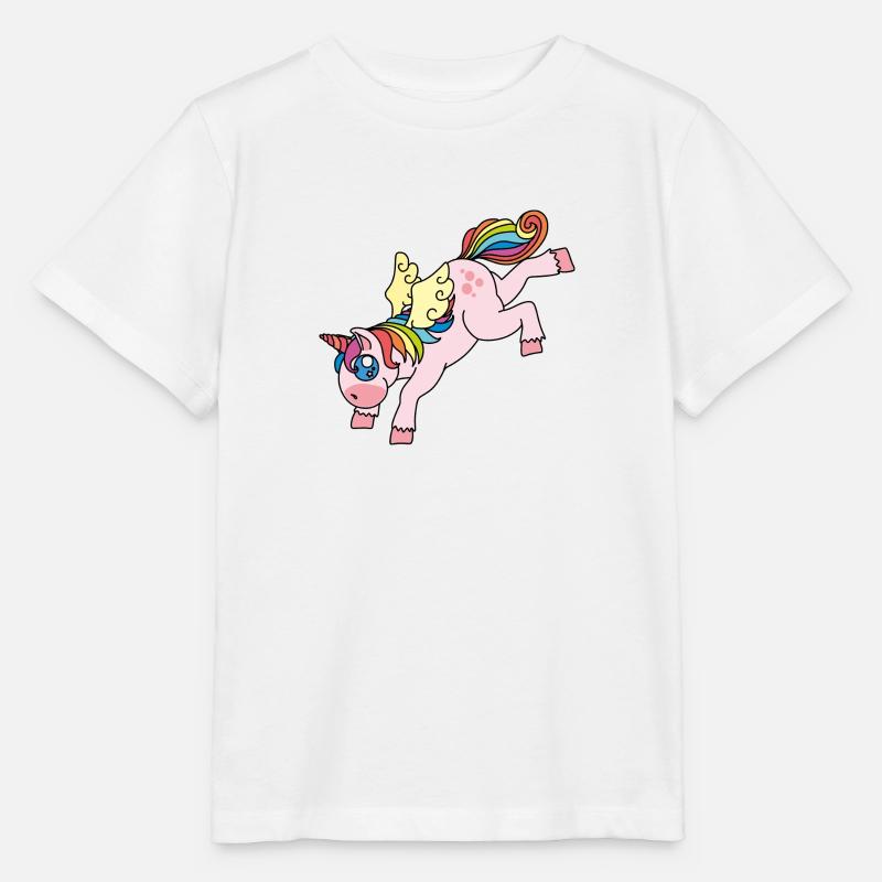 Licorne et licorne - T-shirt bio MINI CREATOR Stanley/Stella Enfant - blanc