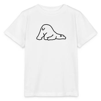 Polar bear - Stanley/Stella MINI CREATOR Kids’ T-Shirt - white - Front - Maike (125cm)