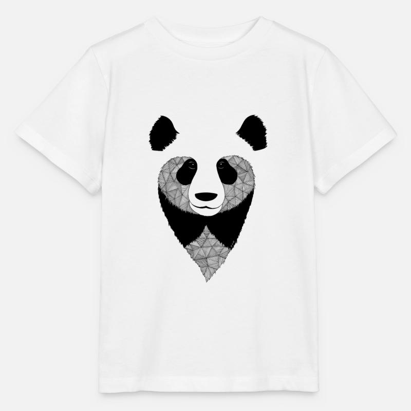 Panda design - T-shirt bio MINI CREATOR Stanley/Stella Enfant - blanc