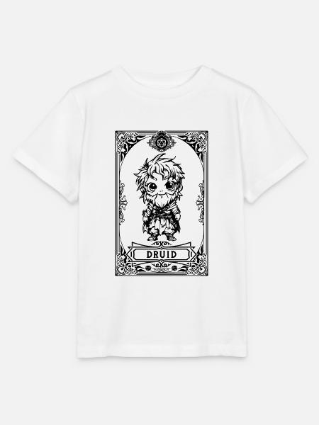 Druide RPG Tarotkarte Chibi - Stanley/Stella Kinder T-Shirt MINI CREATOR  - Weiß