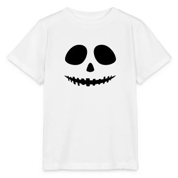 Visage de Halloween 1C. - T-shirt bio MINI CREATOR Stanley/Stella Enfant - blanc - Devant - Maike (125cm)