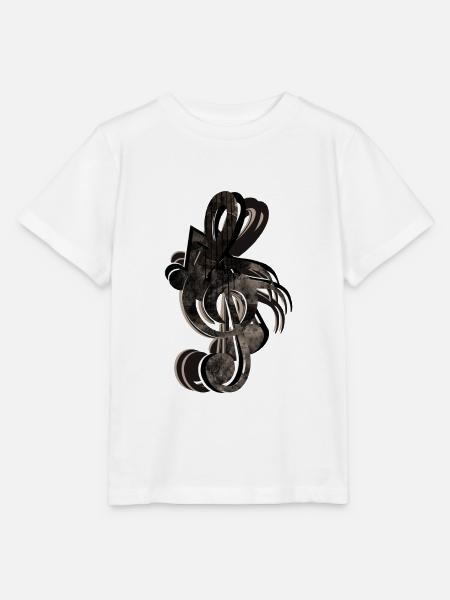 Notenschlüssel Noten - Stanley/Stella Kinder T-Shirt MINI CREATOR  - Weiß