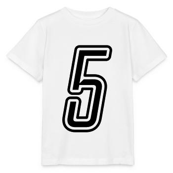 5 Number number - Stanley/Stella MINI CREATOR Kids’ T-Shirt - white - Front - Maike (125cm)