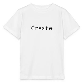 Créer. - T-shirt bio MINI CREATOR Stanley/Stella Enfant - blanc - Devant - Maike (125cm)