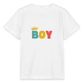 Boy! Customizable - Stanley/Stella MINI CREATOR Kids’ T-Shirt - white - Front - Maike (125cm)