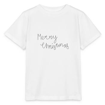 Merry Christmas - Stanley/Stella MINI CREATOR Kids’ T-Shirt - white - Front - Maike (125cm)