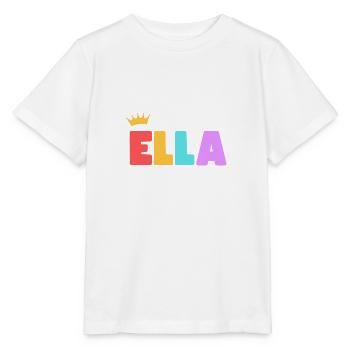 Ella! Personalisierbar - Stanley/Stella Kinder T-Shirt MINI CREATOR  - Weiß - Vorne - Maike (125cm)