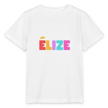 Elize! Personalisierbar - Stanley/Stella Kinder T-Shirt MINI CREATOR  - Weiß - Vorne - Maike (125cm)