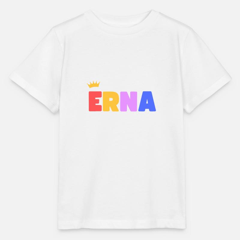 Erna! Personalisierbar - Stanley/Stella Kinder T-Shirt MINI CREATOR  - Weiß