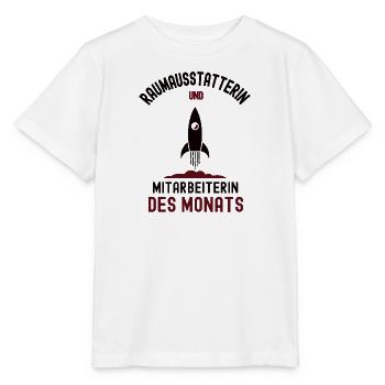 Mitarbeiterin des Monats Raumausstatterin Beruf - Stanley/Stella Kinder T-Shirt MINI CREATOR  - Weiß - Vorne - Maike (125cm)
