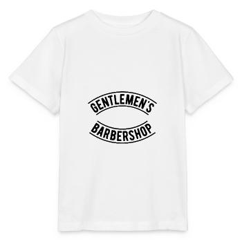 Salon de coiffure pour messieurs - T-shirt bio MINI CREATOR Stanley/Stella Enfant - blanc - Devant - Maike (125cm)