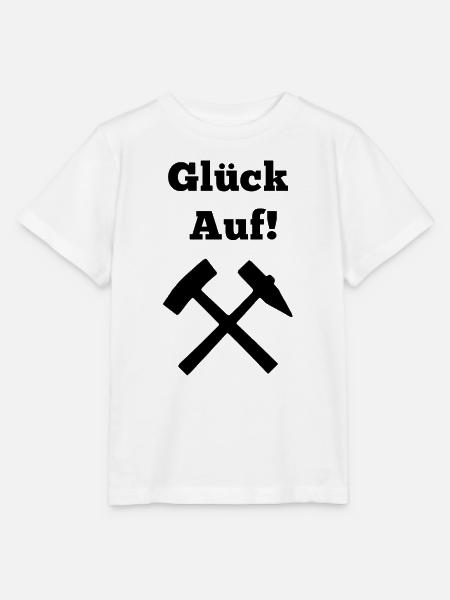 Glückauf Bergwerk Steiger Gruß Bergmann Zeche Pott - Stanley/Stella Kinder T-Shirt MINI CREATOR  - Weiß