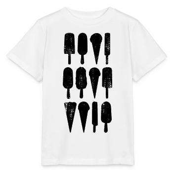 Eiscreme Sorten - Stanley/Stella Kinder T-Shirt MINI CREATOR  - Weiß - Vorne - Maike (125cm)