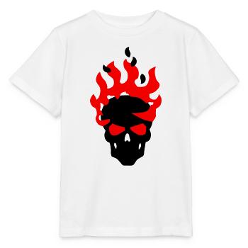 Schädel - Stanley/Stella Kinder T-Shirt MINI CREATOR  - Weiß - Vorne - Maike (125cm)