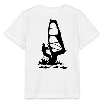 Windsurfing - Stanley/Stella Kinder T-Shirt MINI CREATOR  - Weiß - Vorne - Maike (125cm)
