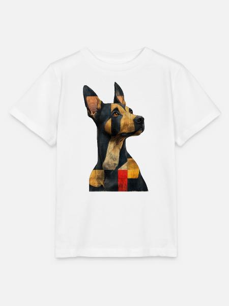 süßer Hund - Stanley/Stella Kinder T-Shirt MINI CREATOR - Weiß
