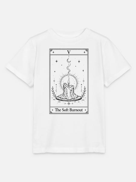 Sanfter Burnout | Tarotkarte - Stanley/Stella Kinder T-Shirt MINI CREATOR  - Weiß