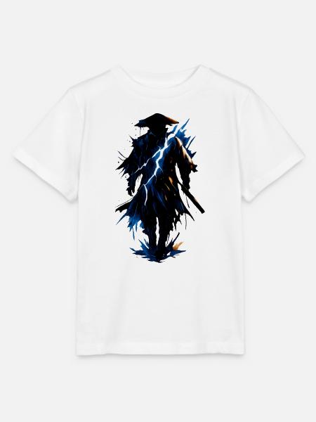 Blitzdrache Neon Schatten - Stanley/Stella Kinder T-Shirt MINI CREATOR  - Weiß