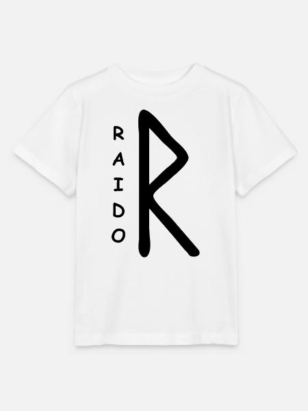 Raido Rune Runen - Stanley/Stella Kinder T-Shirt MINI CREATOR - Weiß