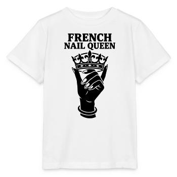 French Nail Queen Cosmetic Manicure - Stanley/Stella MINI CREATOR Kids’ T-Shirt - white - Front - Maike (125cm)