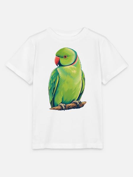 Kölner Halsbandsittich Retro - Stanley/Stella Kinder T-Shirt MINI CREATOR - Weiß