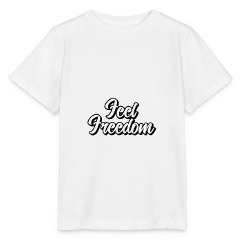 Feel Freedom - Stanley/Stella MINI CREATOR Kids’ T-Shirt - white - Front - Maike (125cm)