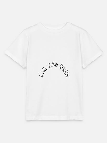 All you need - Stanley/Stella Kinder T-Shirt MINI CREATOR  - Weiß