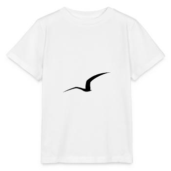 Mouette Silhouette - T-shirt bio MINI CREATOR Stanley/Stella Enfant - blanc - Devant - Maike (125cm)