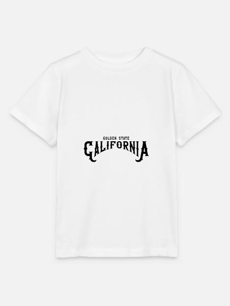 Golden State California - Stanley/Stella Kinder T-Shirt MINI CREATOR  - Weiß