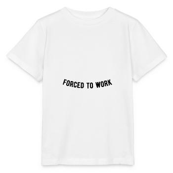 Forcé de travailler - T-shirt bio MINI CREATOR Stanley/Stella Enfant - blanc - Devant - Maike (125cm)
