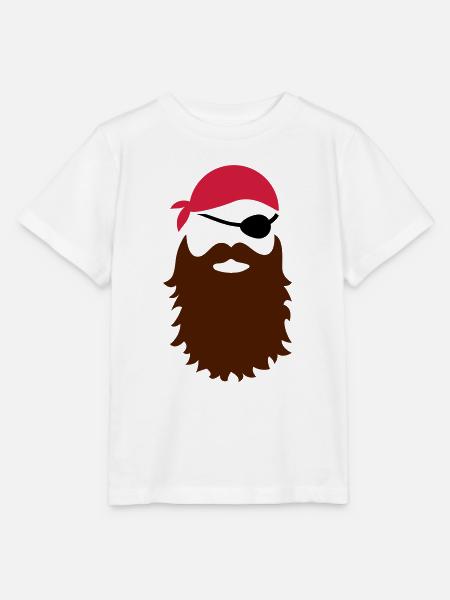 Pirat - Stanley/Stella Kinder T-Shirt MINI CREATOR - Weiß