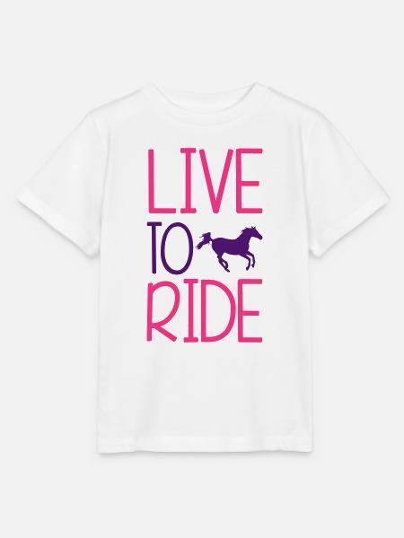 Horse - Stanley/Stella Kinder T-Shirt MINI CREATOR  - Weiß
