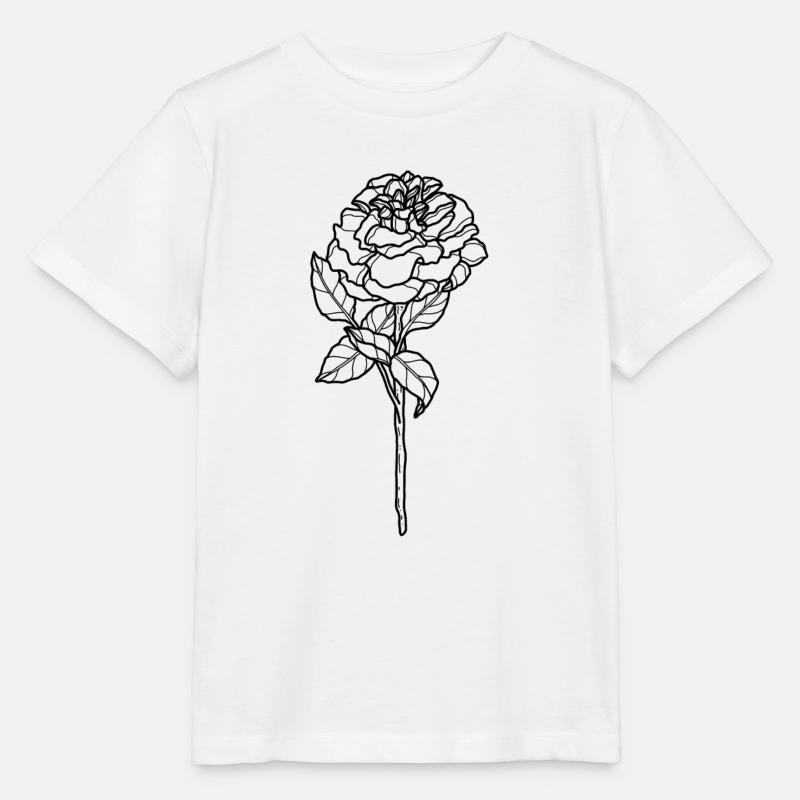 Blume Rose - Stanley/Stella Kinder T-Shirt MINI CREATOR  - Weiß