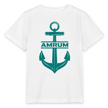 Amrum Anker Nordsee Ebbe Flut - Stanley/Stella Kinder T-Shirt MINI CREATOR  - Weiß - Vorne - Maike (125cm)