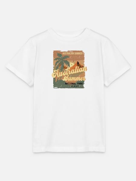 Australian Summer - Stanley/Stella Kinder T-Shirt MINI CREATOR - Weiß