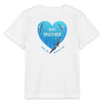 Best Brother - Stanley/Stella MINI CREATOR Kids’ T-Shirt - white - Front - Maike (125cm)
