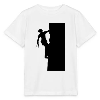 Climbing mountain climbing - Stanley/Stella MINI CREATOR Kids’ T-Shirt - white - Front - Maike (125cm)