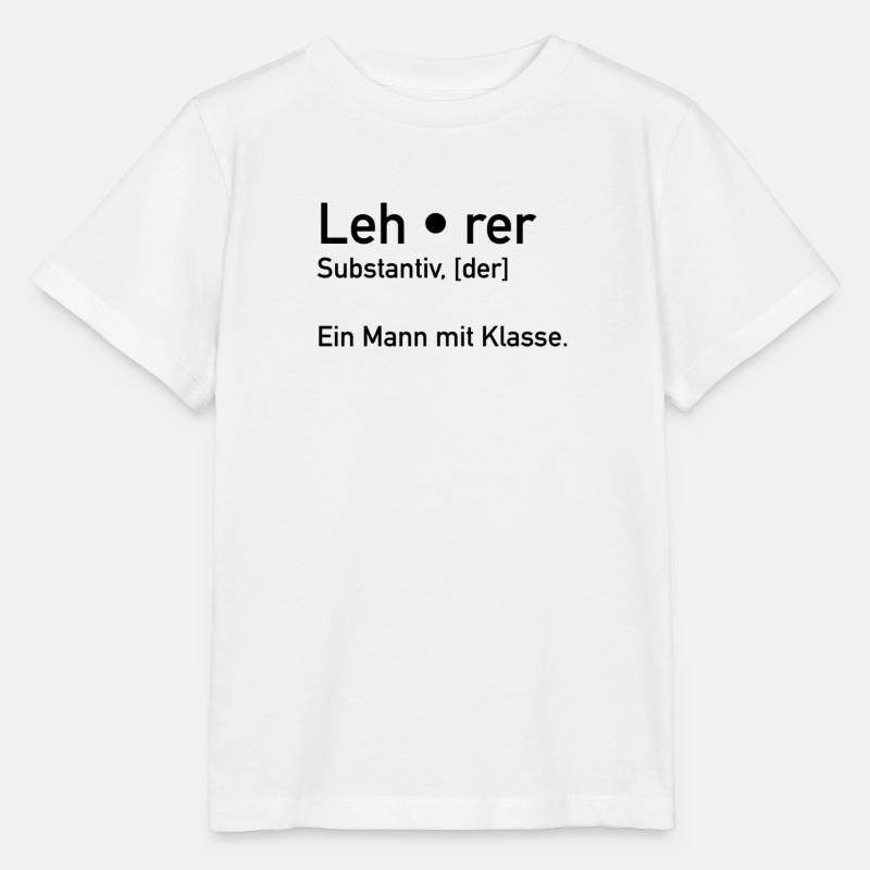 Lehrer - Stanley/Stella Kinder T-Shirt MINI CREATOR  - Weiß