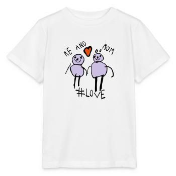 Moi et maman #Love - T-shirt bio MINI CREATOR Stanley/Stella Enfant - blanc - Devant - Maike (125cm)