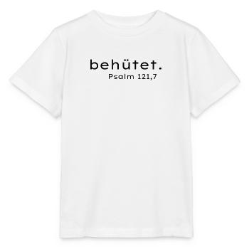 Psalm - Gott behütet - Stanley/Stella Kinder T-Shirt MINI CREATOR  - Weiß - Vorne - Maike (125cm)