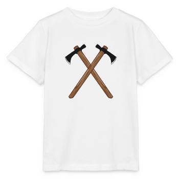 Axt - Stanley/Stella Kinder T-Shirt MINI CREATOR  - Weiß - Vorne - Maike (125cm)