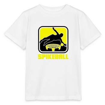 Colors can be changed | Spikeball Roundnet Fun - Stanley/Stella MINI CREATOR Kids’ T-Shirt - white - Front - Maike (125cm)