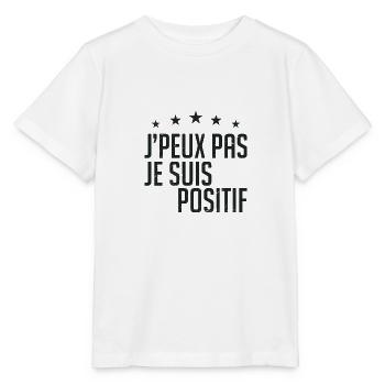 j'peux pas j'ai pas envie - T-shirt bio MINI CREATOR Stanley/Stella Enfant - blanc - Devant - Maike (125cm)