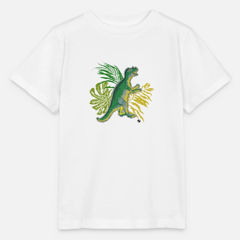 Tropical Dino - Stanley/Stella Kinder T-Shirt MINI CREATOR  - Weiß