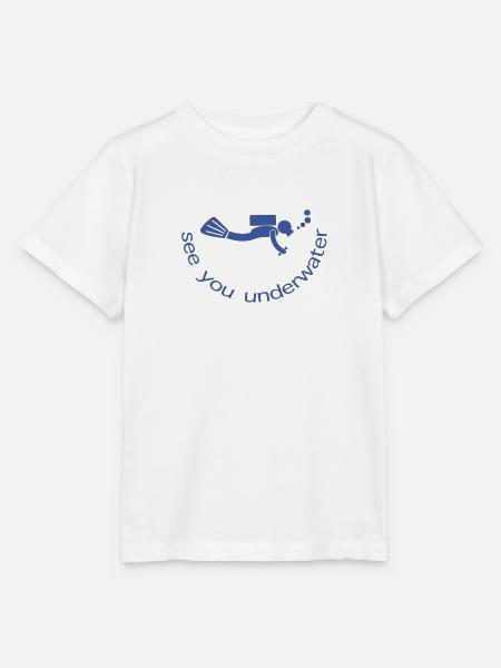 see you underwater - Stanley/Stella Kinder T-Shirt MINI CREATOR - Weiß