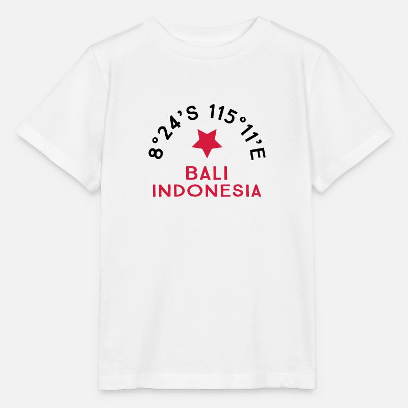 Bali - T-shirt bio MINI CREATOR Stanley/Stella Enfant - blanc