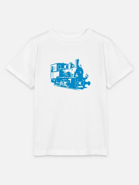 Dampflok 2 - Stanley/Stella Kinder T-Shirt MINI CREATOR - Weiß